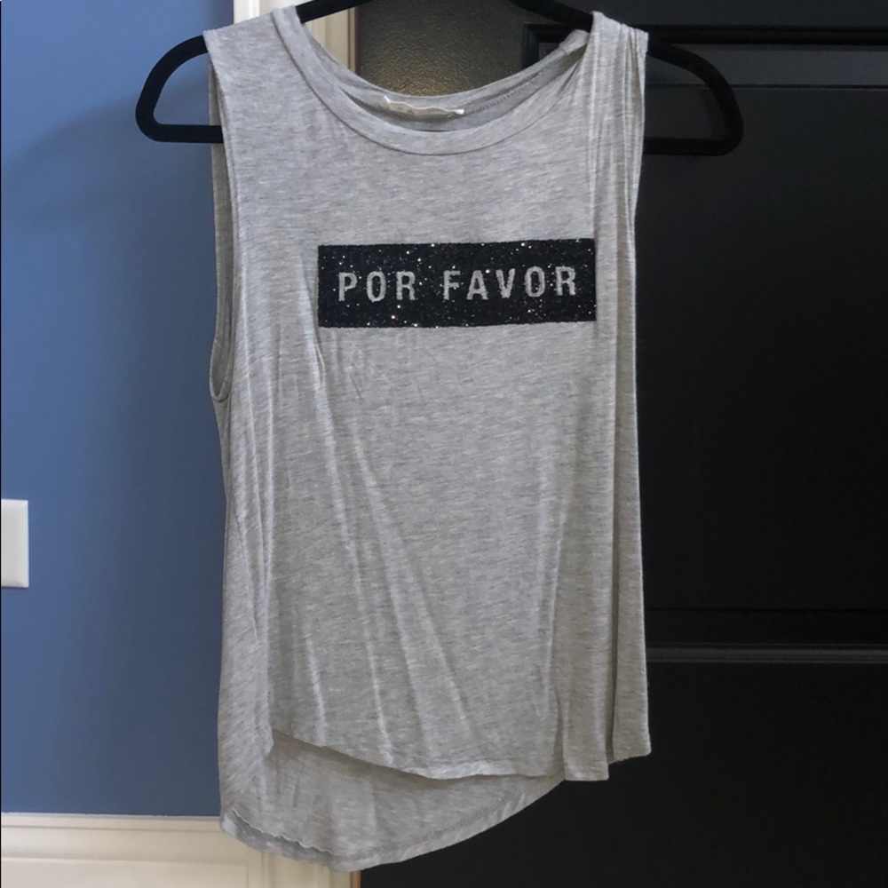 Cute “Por Favor” Summer Tank Top